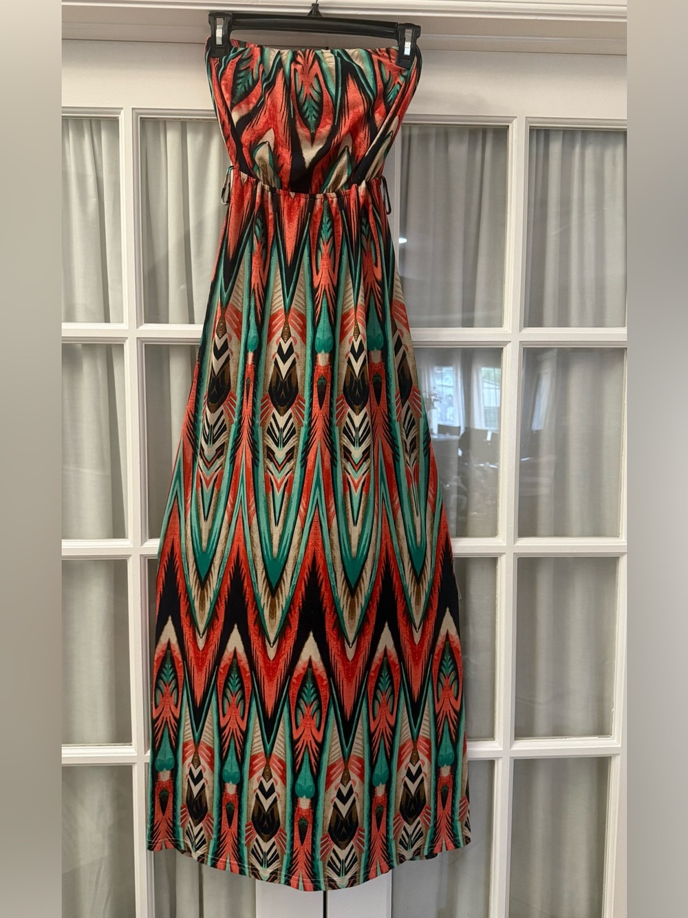 Rue21 Strapless Multicolor Maxi Dress